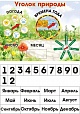 Стенд обучающий УГОЛОК ПРИРОДЫ 0,6*0,45м с магнитами арт. 2326