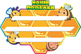 Полка для лепки в детский сад "Пчелки" настенная 0,6*0,4м 3 полочки арт. ПОД3597