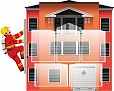 Стенд "Пожарная безопасность" 1,1*0,9м 5 карманов арт. 4995