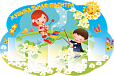 Стенд для МУЗЫКАЛЬНОГО ЗАЛА 1,5*1м 5 карманов А4 арт. 5300