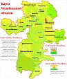 Магнитный стенд КАРТА ЧЕЛЯБИНСКОЙ ОБЛАСТИ 1,25*1,5м арт. 4280