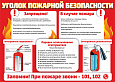 Стенд "Уголок пожарной безопасности" 0,7*0,5м арт. ПОЖ1260