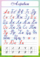 Пишем правильно, алфавит 0,6х0,84м арт.ШК192 