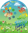 Магнитный стенд для выставки рисунков ЖАРПТИЦА 1,4*1,2м арт. 4404
