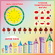 Обучающий стенд Состав числа 0,8*0,8м арт.ОБ451