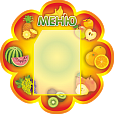 Меню фигурный 1 карман 0,4*0,4м арт.М510