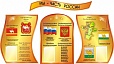 Патриотический стенд композиция из 4-х частей арт. 4868