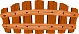 Пластиковая фигура Забор 0,4*0,9м арт. 4487