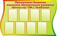 Информационный стенд ВИЗИТКА 1,4*0,9м 8 карманов арт. 1739